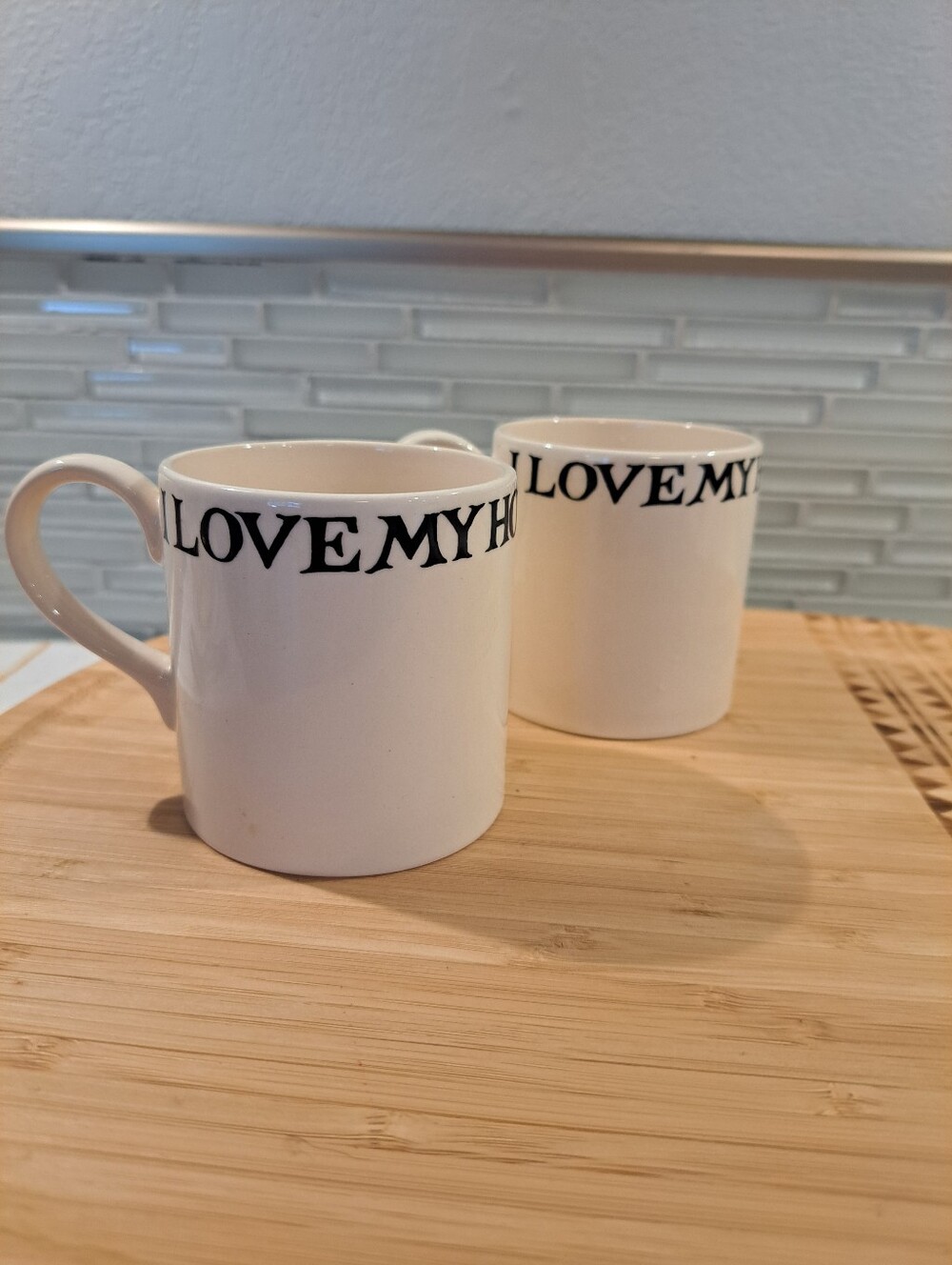 2 Emma Bridgewater - I Love My Hot Chocolate.  Child Cup- Child Toast ENGLAND